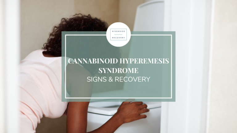 Adult experiencing the cyclic vomiting of cannabinoid hyperemesis syndrome, the hyperemetic phase that brings most patients to an emergency department